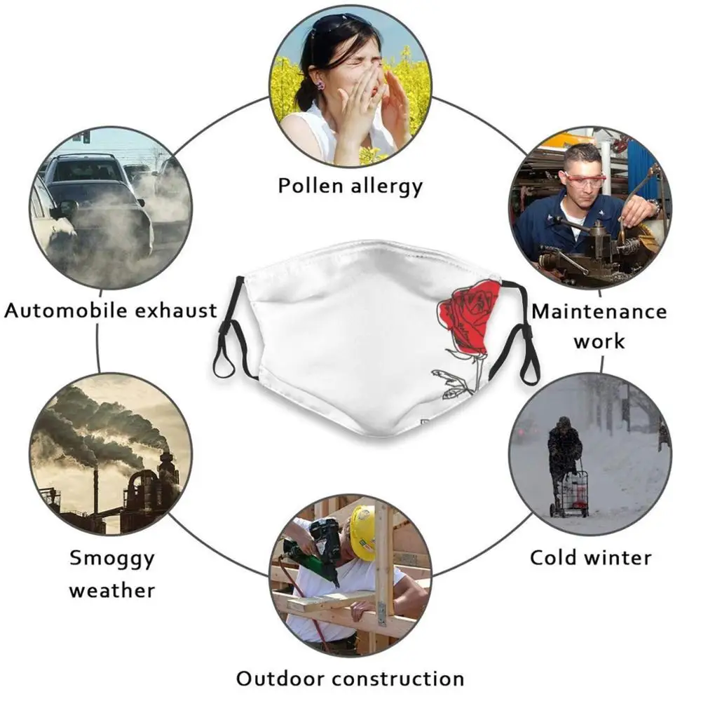 

Grow Your Dream Illustration Design Anti Dust Filter Washable Face Mask Kids Quote Quotes Motivation Typography Vintage Retro