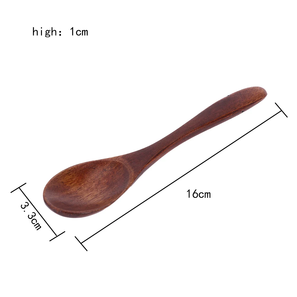 

5 pcs/lot Kitchen Wooden Spoon Bamboo Cooking Utensil Tool Soup Teaspoon Coffee Spoon Tableware Practical