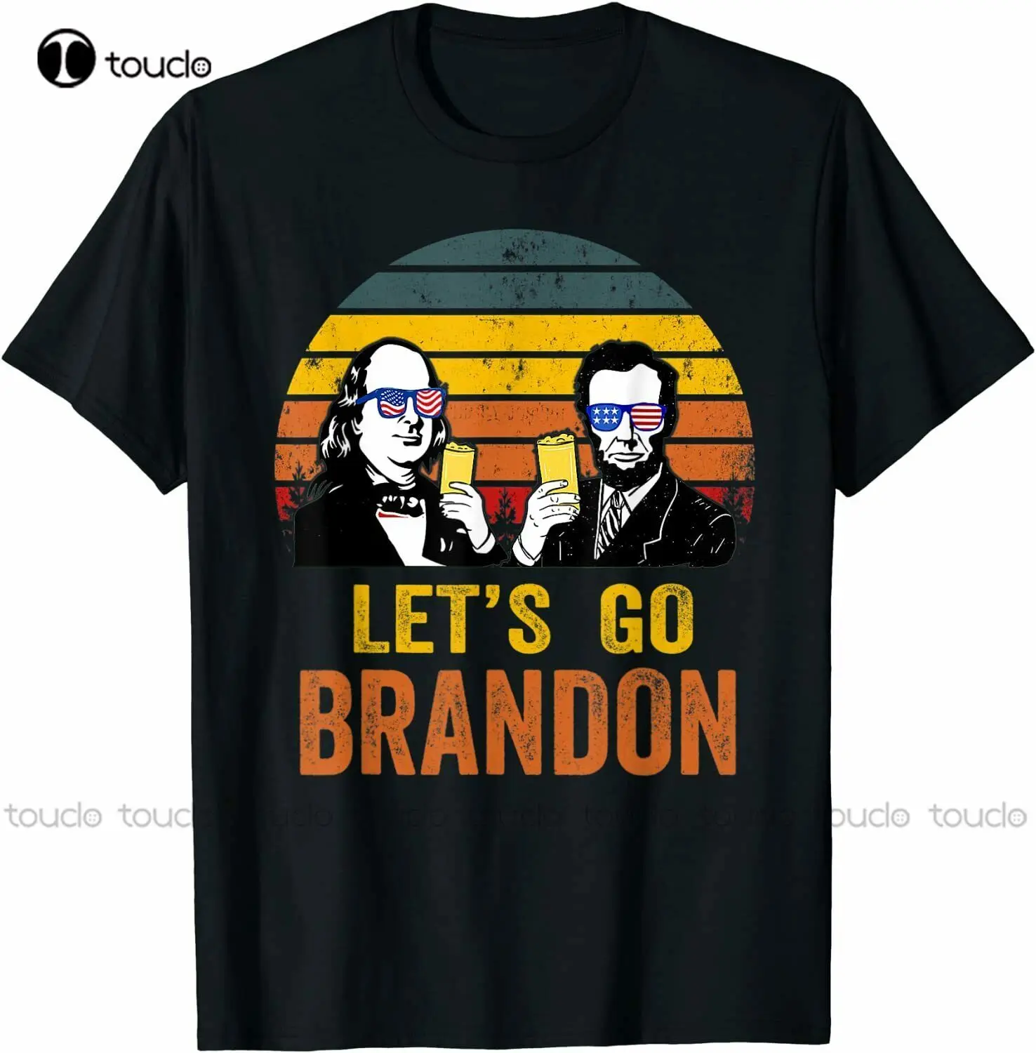 

New Lets Go Brandon Let'S Go Brandon Funny Men Women Vintage T-Shirt Black Shirt Men Custom Aldult Teen Unisex Xs-5Xl Gift
