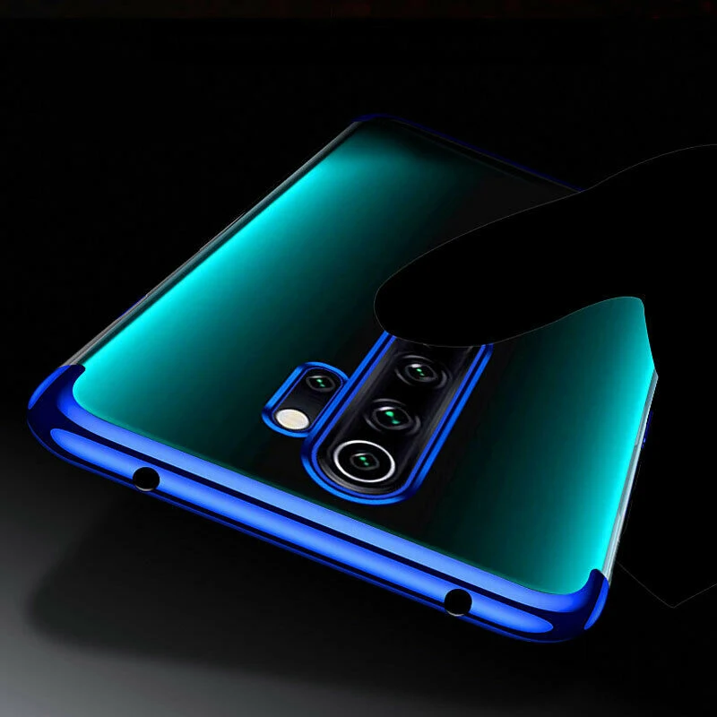 Роскошный чехол с покрытием для Redmi Note 8 Pro Чехол Ультра-тонкий прозрачный из ТПУ 7 6