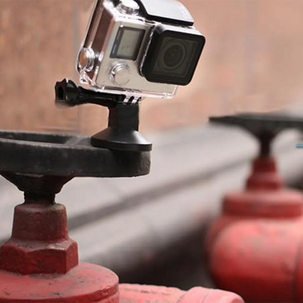 1 шт. 3 зубец магнитный металлический штатив держатель адаптера для Go pro|Камеры