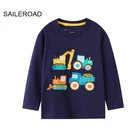 Хлопковая толстовка для мальчиков и девочек, на осень