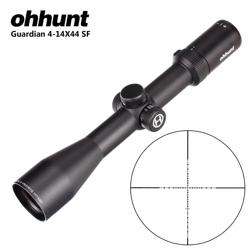 Ohhunt Guardian 4 14X44 SF прицел 30 мм Труба сторона Параллакс тактические охотничьи с KillFlash