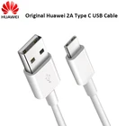 Оригинальный кабель Huawei 2A Type C 100 см для быстрой зарядки и синхронизации данных Kable для Honor 9 10 V8 V30 Nova 8 7 6 SE 5 5i 5Z 3 2 P10 P9 P8