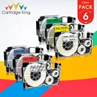 6PK XR-12X XR-12WE XR-12RD XR-12BU XR-12YW XR-12GN для объектива с оптическими зумом Casio KL-60 KL-120 KL-HD1 KL-P350W KL-G2TC KL-170PLUS KL-820 принтер