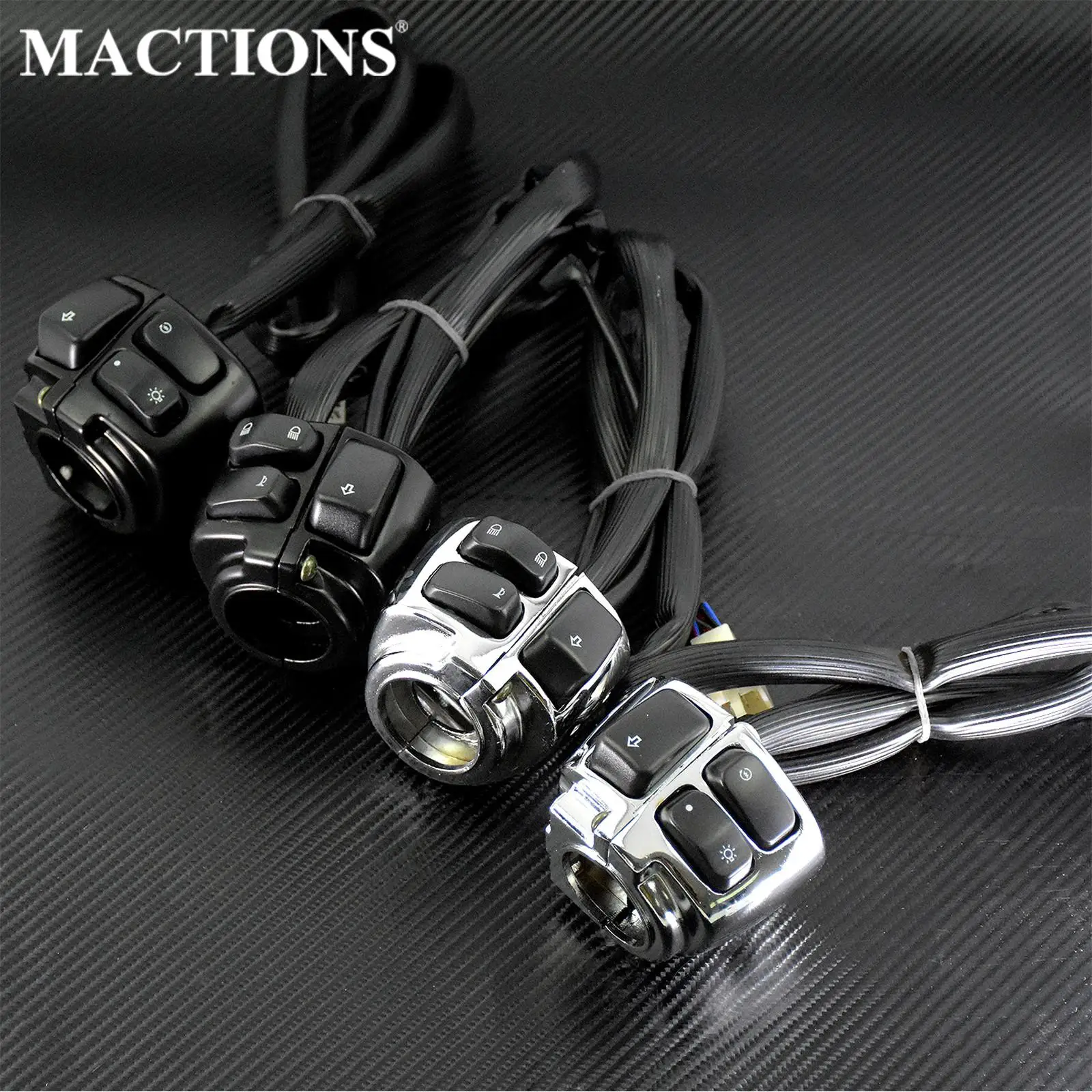 Мотоцикл 1 &quot25 мм руль указатель поворота светильник переключатель управления +