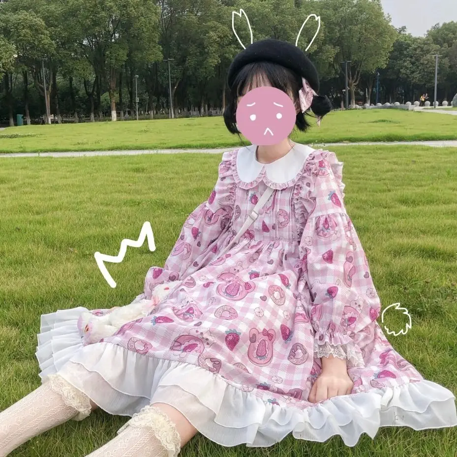 

MAGOGO женский костюм OP Lolita платье Новая мода Женское оригинальное платье с длинным рукавом милое INS популярное