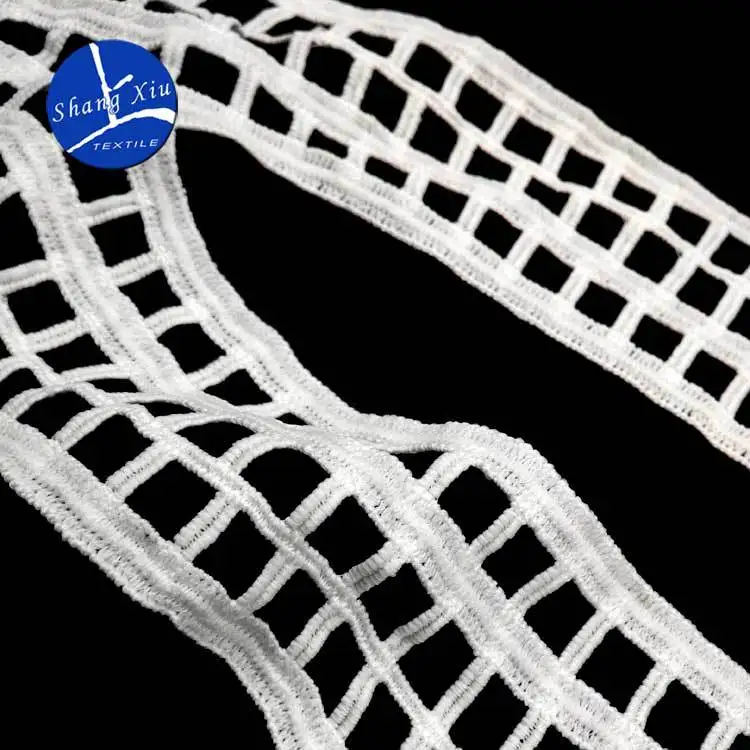 Новый белый кружевной воротник вышивка аппликация по линии выреза украшения