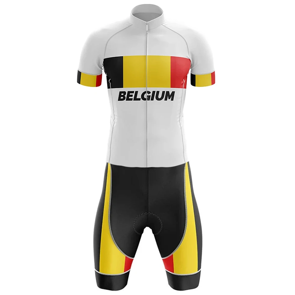 2021 Бельгия ropa ciclismo hombre Велосипеды скафандр быстросохнущие облегающий костюм