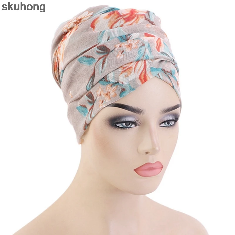

Cotton Print Muslim Turban Scarf For Women Islamic Inner Hijab Caps Premium Women Under Scarf Hijab Bonnet Cap Stretchy