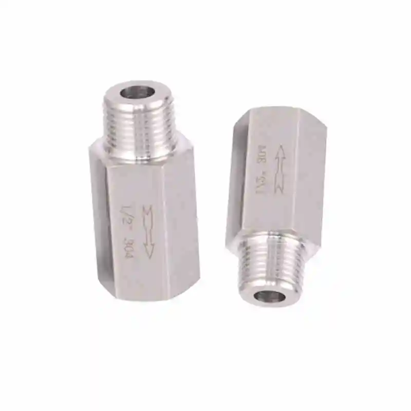 Обратный клапан для воды масла и газа 1/8 дюйма 1/4 3/8 1/2 3/4 наружная внутренняя