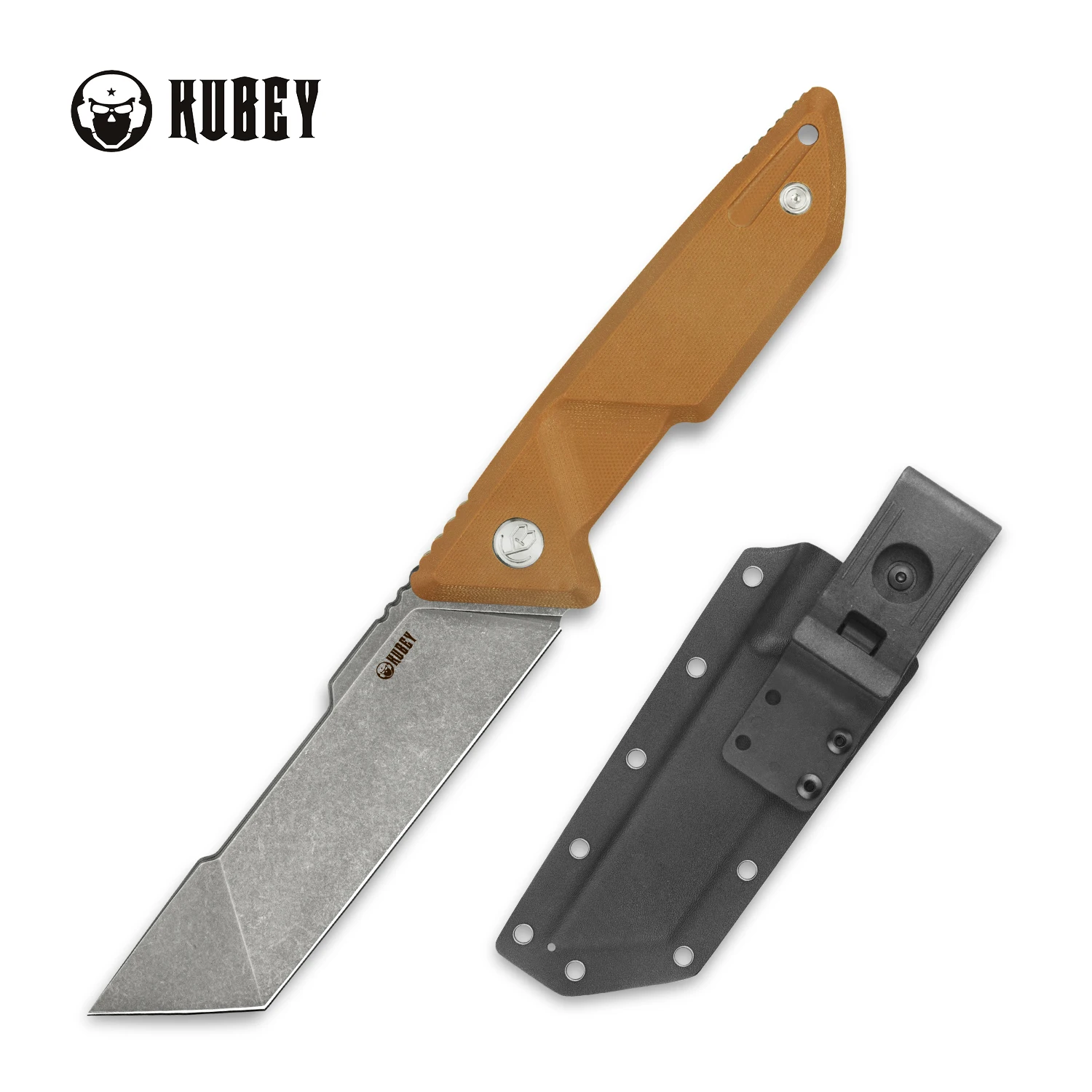 Нож Kubey KB270 с фиксированным лезвием нож для выживания Tang Knives рукоятка G10 футляром