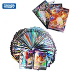 60 шт. без повторов французская карточка Покемоны GX TAKARA TOMY Pikachu Сияющие карты EX VMAX игра Боевая карта торговля детскими игрушками подарки