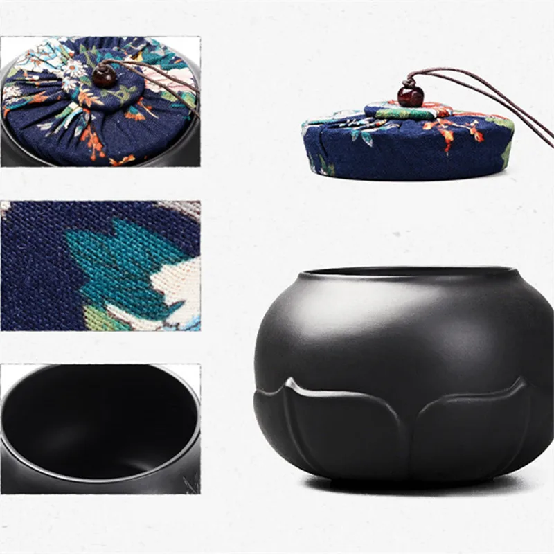 Фарфоровые чайные банки ретро канистра для Хранения Сахара специй керамический