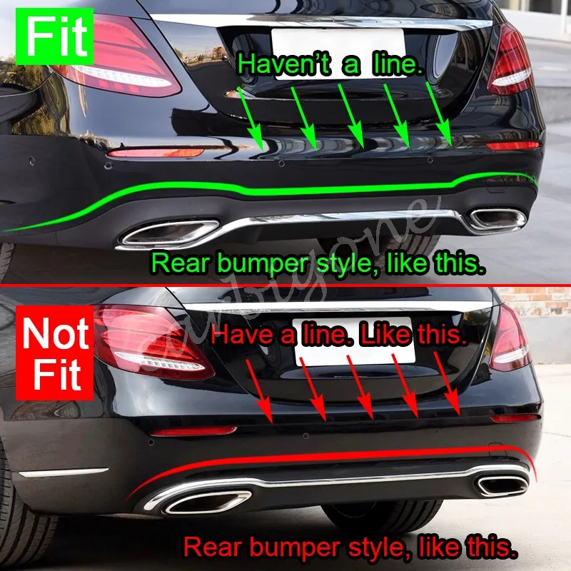 Chrome Front Rear Fog Light Cover Bumper Trims For Mercedes-Benz E-Class (W213) Sedan 2017-2020 Car Auto Vehicle Accessories | Автомобили