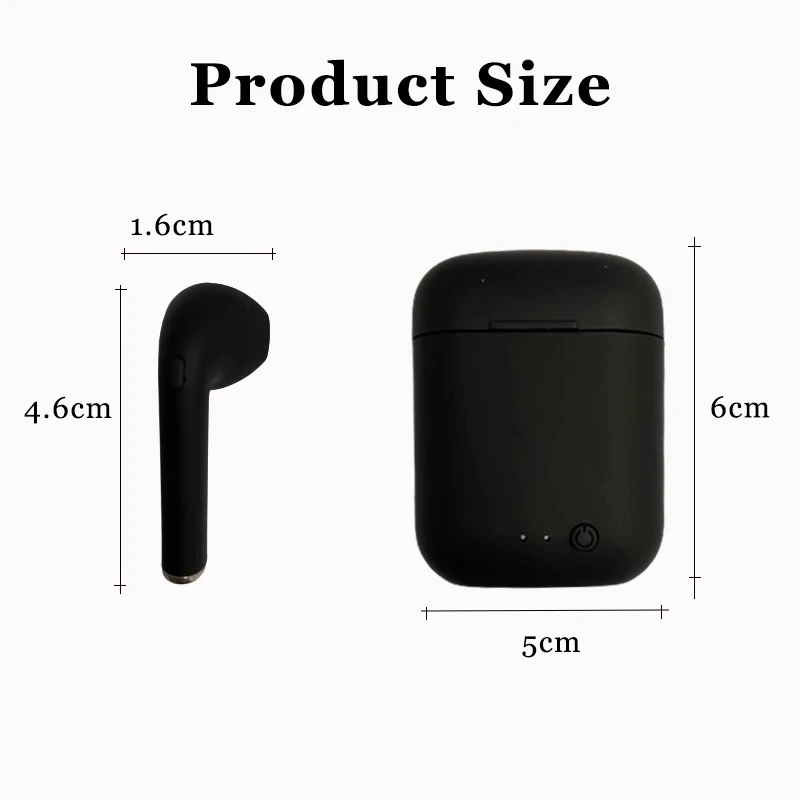 

I7s TWS mini2 Bluetooth Earphone Stereo Earbud Bluetooth Headset with Charging Pod Wireless Headsets for Xiaomi All Smart Phone