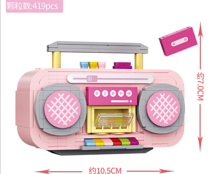 Конструктор Sakura swing LOZ MINI креативный автомобиль