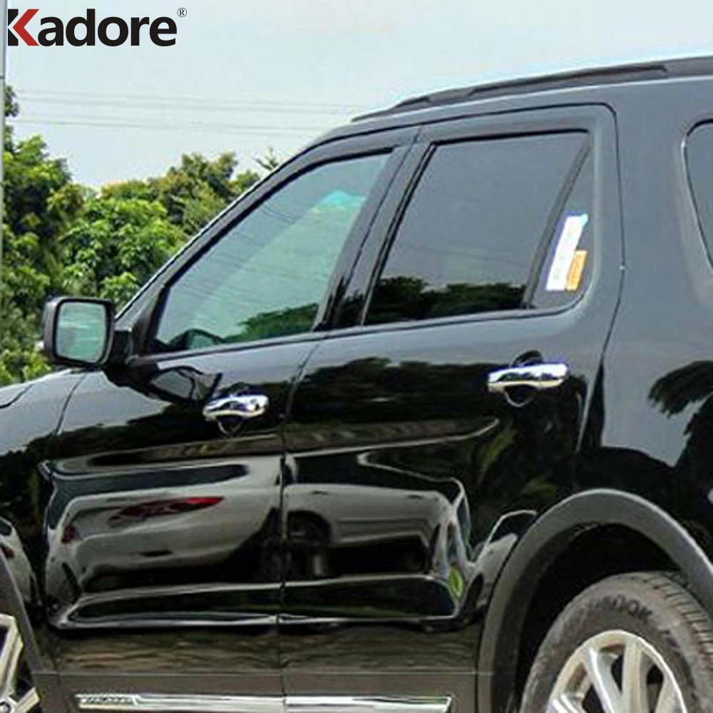 Для Ford Explorer Sport 2016 2017 ABS хромированные аксессуары для стайлинга автомобиля