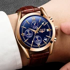 2019 модные водонепроницаемые кварцевые часы с кожаным ремешком для мужских часов LIGE топовый бренд Роскошные креативные часы с циферблатом и датой мужские часы