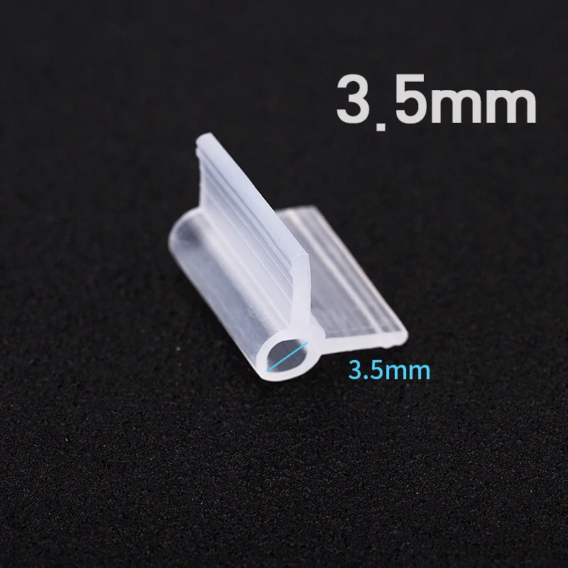 

2-5mm White Horticultural Grafting Clip For Round Tube Stake Garden Retaining Clip For Greenhouse Frame Pipe