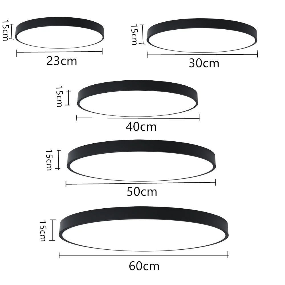 

LED Ceiling Lights Ceiling Lamps for The Living Room Round Simple Decoration Fixtures Study Dining Room Luminaria Abajur Lustre