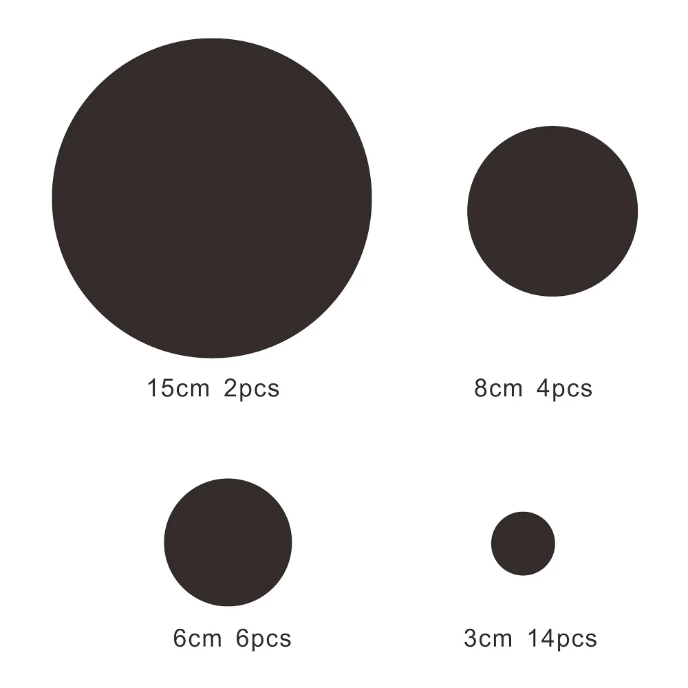 

26PCs/Set DIY 3D round stereo mirror home decoration wall stickers living room bedroom background decoration wall mirror