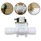 Электромагнитный клапан 12 дюйма, NC, 12 В, 24 В, переключатель потока воды и воздуха для солнечного водонагревателя, клапан входного потока, переключатель потока, Электрический Соль
