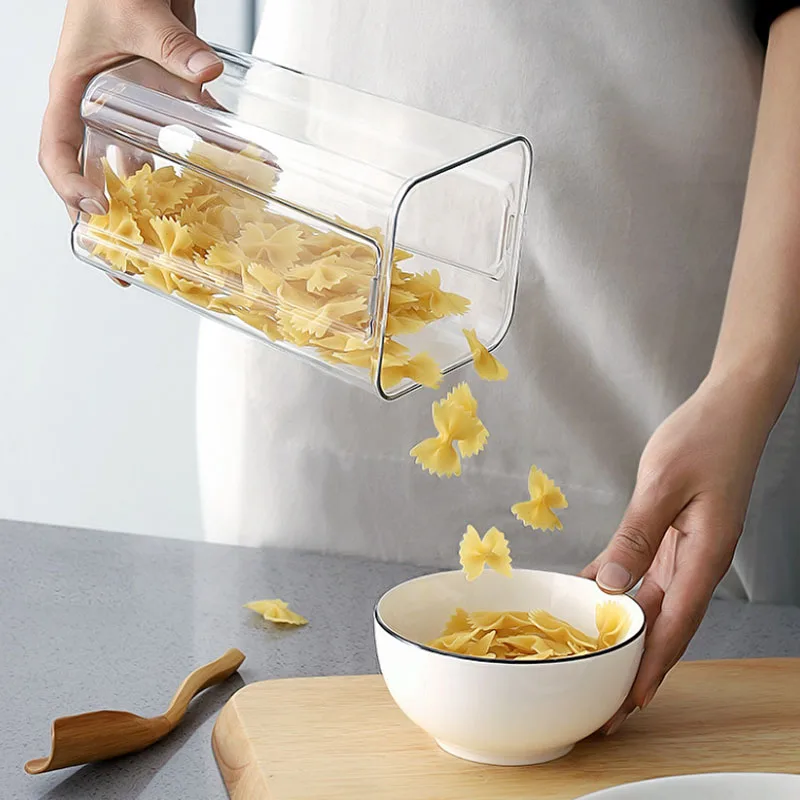 Прозрачная герметичная банка для хранения орехов кофейных зерен закусок Бытовая