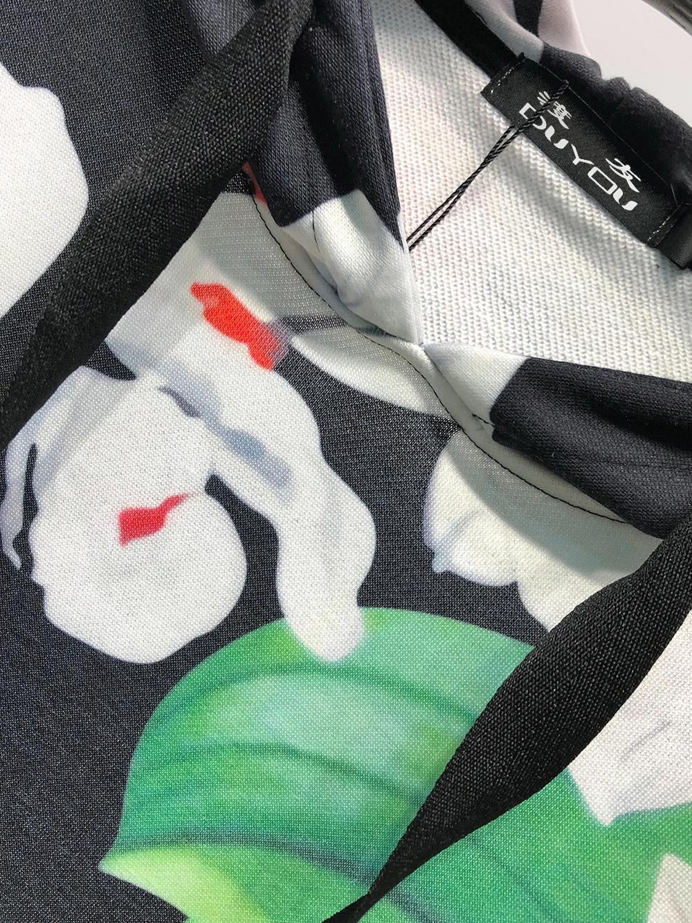 Худи DUYOU в китайском стиле с принтом орхидеи флисовые толстовки уличная одежда