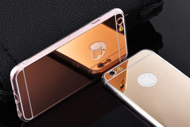 Роскошный мягкий защитный чехол из ТПУ с зеркальным стеклом для Apple iPhone XR XS Max X 8 7 6
