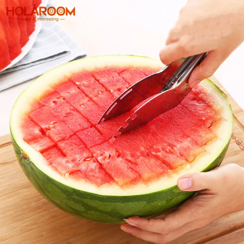 Лидер продаж резак для арбуза Holaroom дыни из нержавеющей стали фруктов полезные