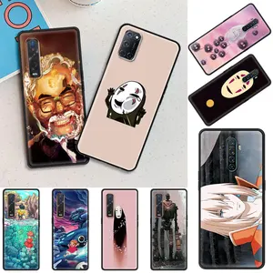 totoro spirited away anime cover for oppo a9 2020 a52 a53 find x2 x3 lite reno 3 f11 ace a55 a93 a94 a74 4 pro 5g phone case free global shipping
