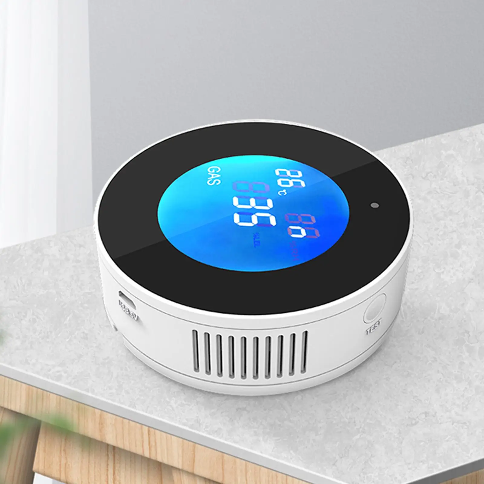 Смарт-детекторы утечки природного газа с Wi-Fi детектор звука и метана тестер