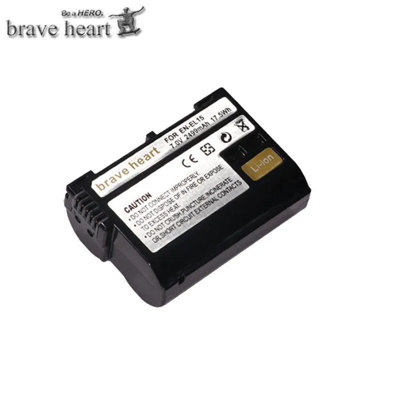 1battery МА/ч. аккумулятор EN-EL15 ENEL15 RU EL15 EN-EL15A RU EL15A Камера Батарея для цифровых зеркальных фотокамер Nikon D600 D610 D800 D800E D810 D7000 D7100 D7200 L15 - Цвет: 1battery
