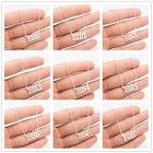 Ожерелье женское из нержавеющей стали с арабскими цифрами