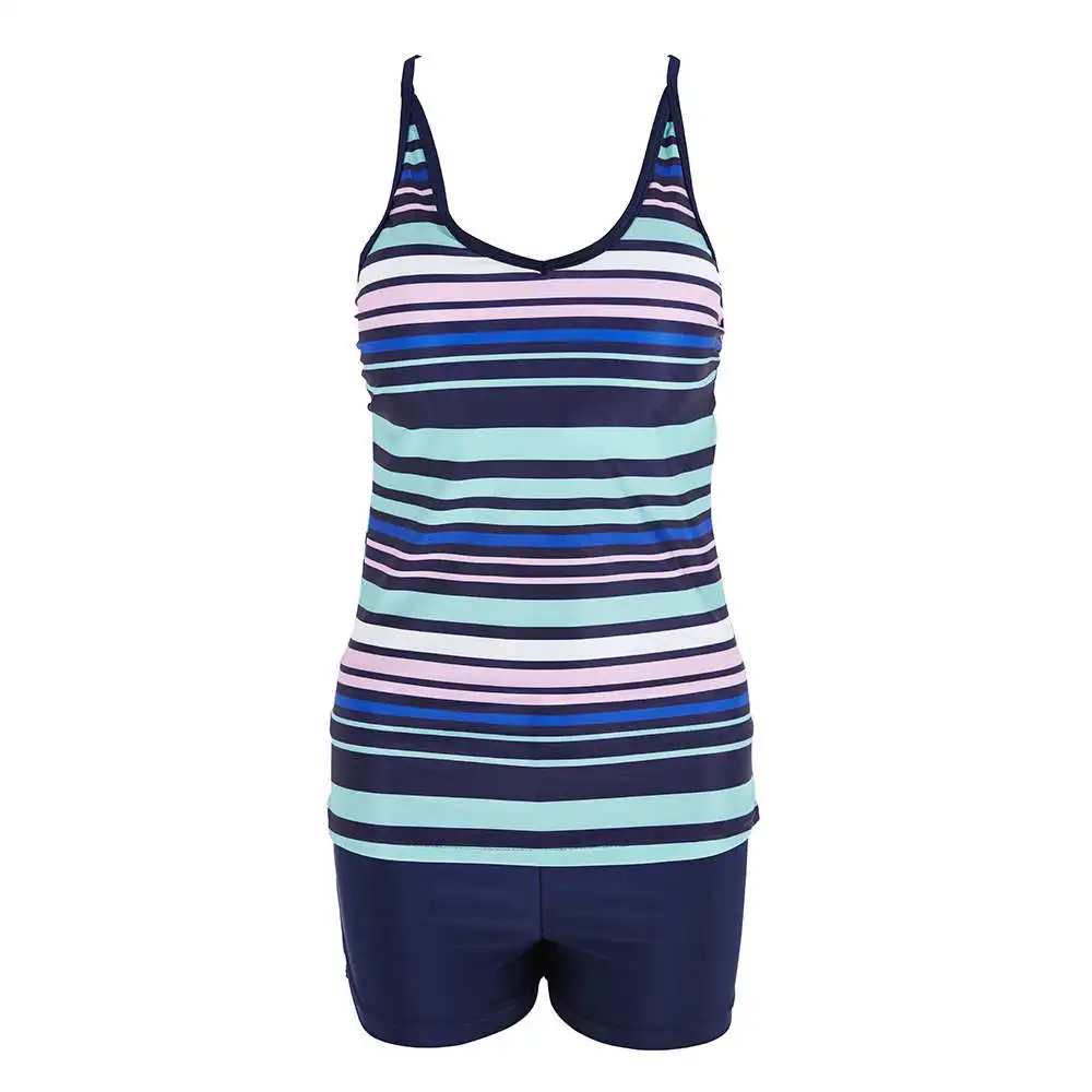 Женский купальник танкини с высокой талией и эффектом пуш ап| |