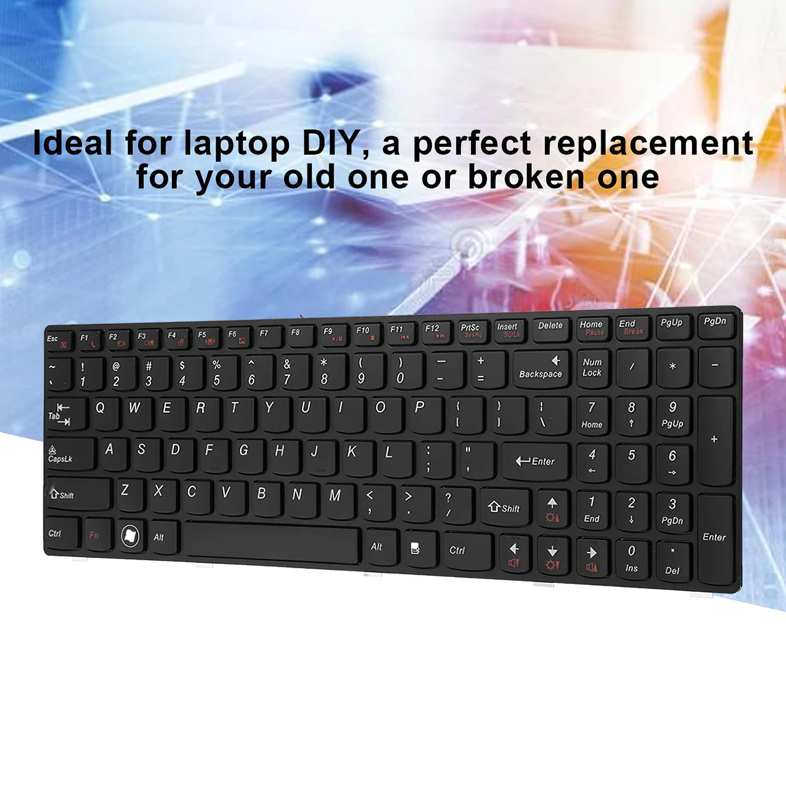 

Dustproof And Thin Ergonomic Fit Replacement Keyboard For Lenovo Notebook G580 Z580A G585 Z585 B580 G780 G590 Notebook Series