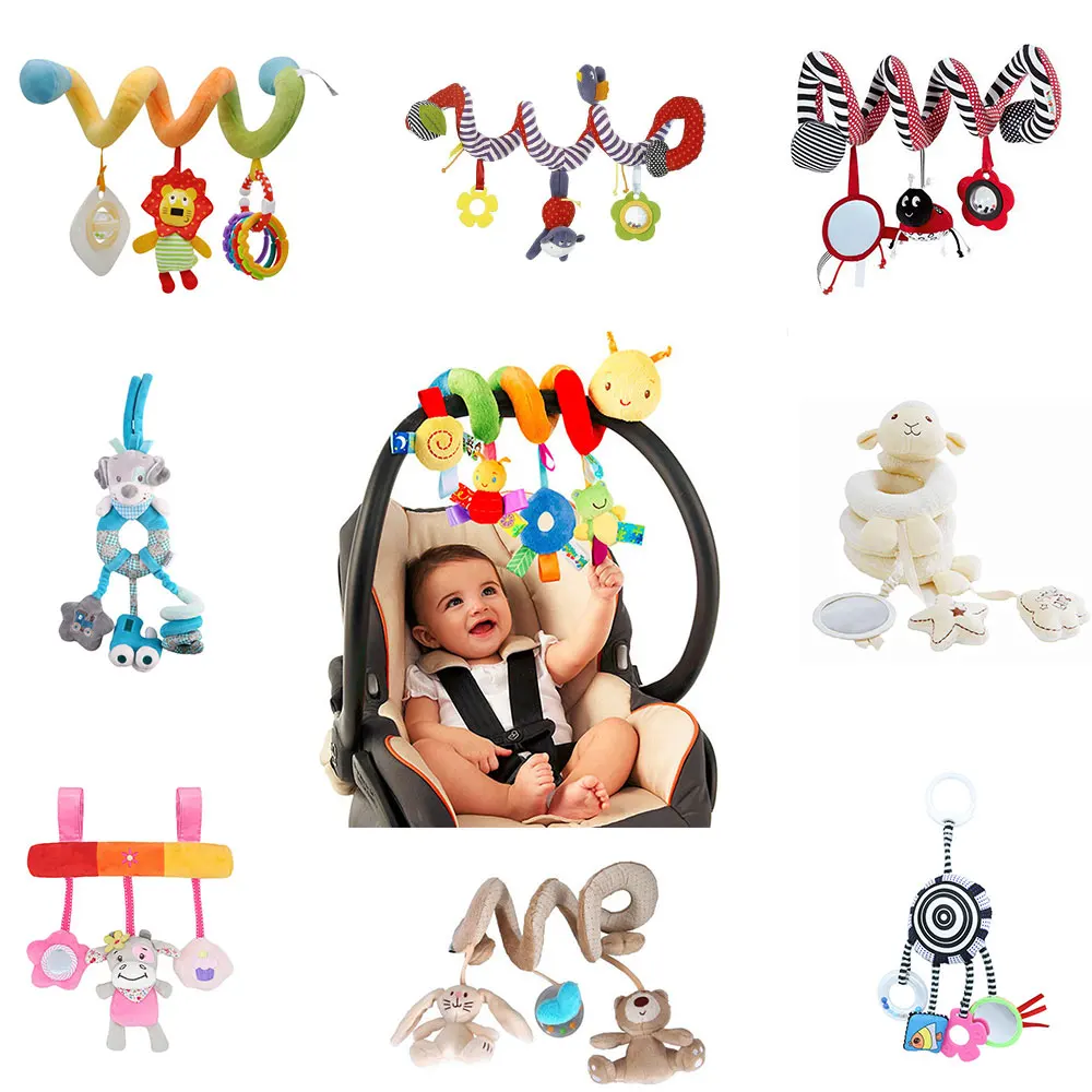 JMao Мягкие погремушки радио няня набор игрушек коляска игрушки Забавный