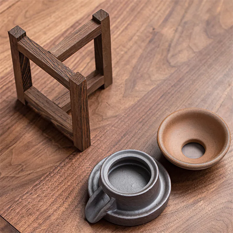 Керамическая мельница для чая ситечки ручной работы фильтр чайных листьев и