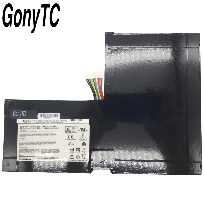 GONYTC BTY M6F оригинальная батарея для ноутбука MSI GS60 MS 16H2 2PL 6QE 2QE 2PE 2QC 2QD 6QC 257XCN Series 11 4 V