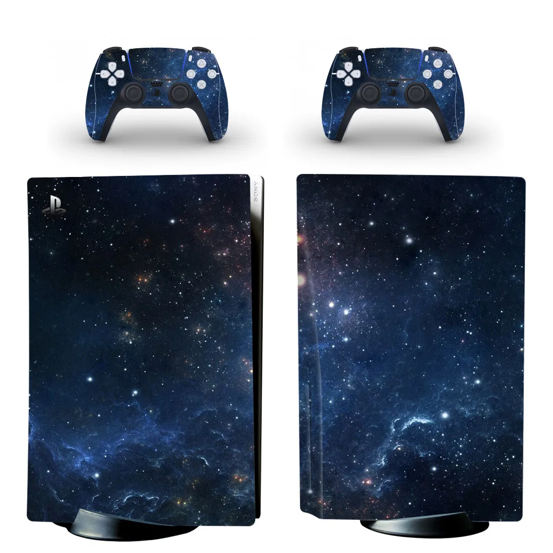 Звездное небо Ночная звезда PS5 диск наклейка для Playstation 5 консоль и 2 контроллера