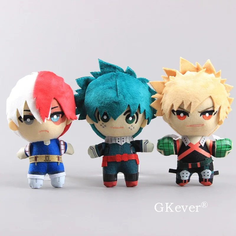 15 23 см обувь для косплея Аниме Академии плюшевые куклы игрушки Peluche # Todoroki Midoriya