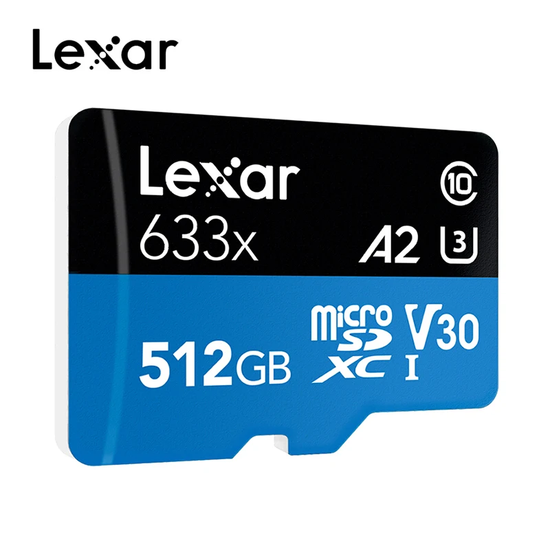 Lexar 633x Micro SD карты Gopro карты памяти Micro SD 512 Гб карты памяти флэш-карты Высокопроизводительные 633x MicroSDHC UHS-I карты