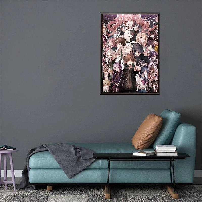 Постер на стену из аниме данганронпа настенный постер игры для обучения гостиной