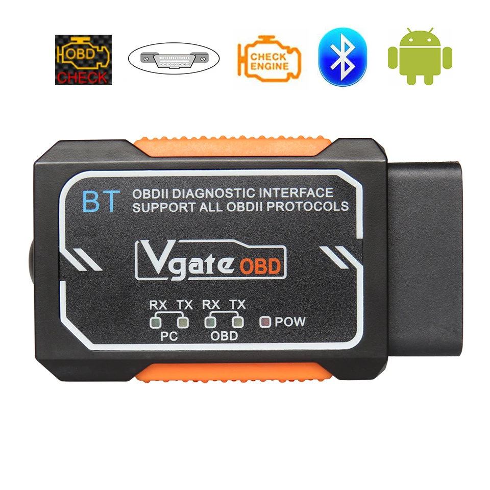 

WIFI Vgate OBD2 сканер Elm327 V1.5 автомобильные диагностические инструменты для Android/iOS PIC18F2480 Elm 327 Bluetooth OBD 2 диагностический сканер