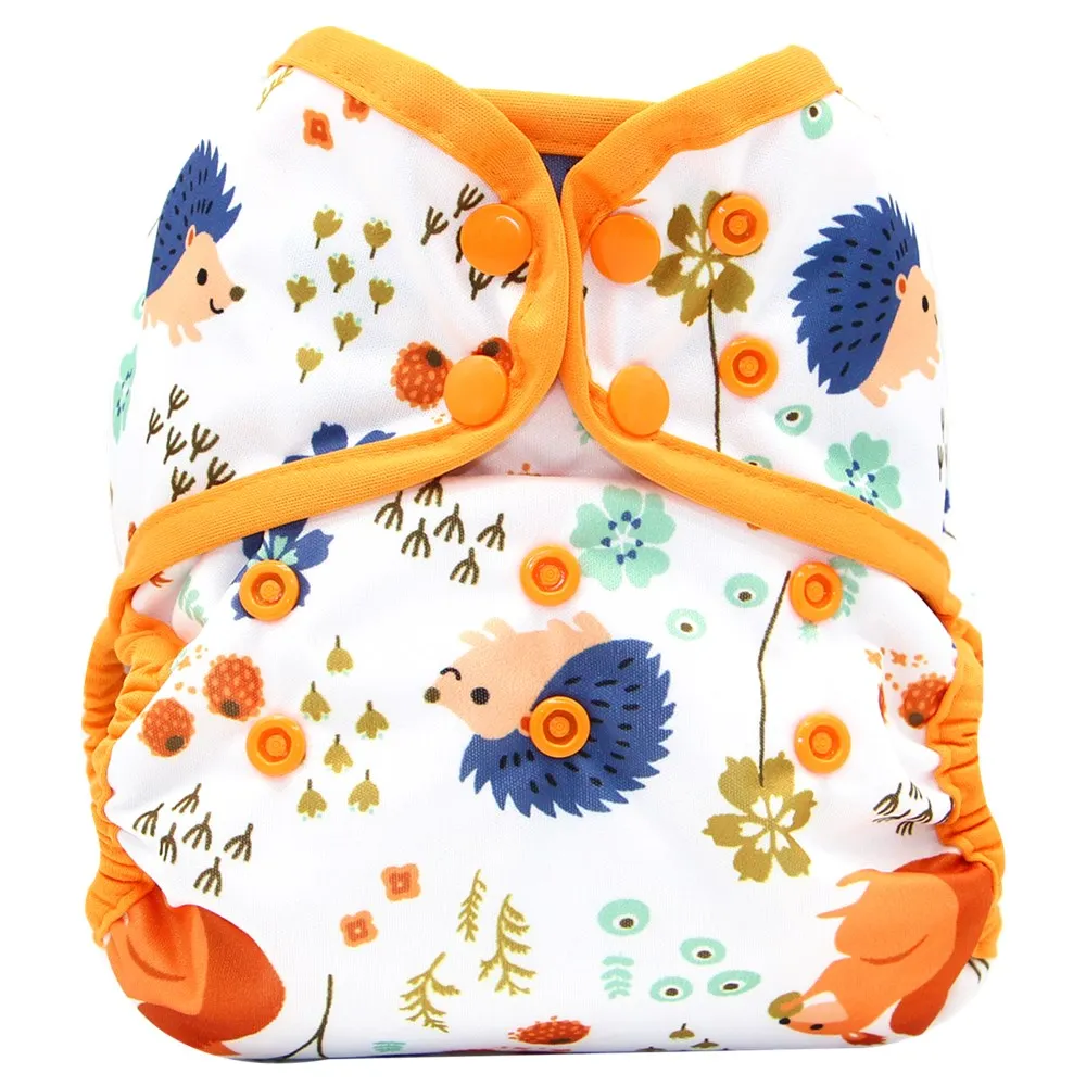 Pa&ntilde;al de tela para beb&eacute; reci&eacute;n nacido, talla &uacute;nica, reutilizable, envoltura de cubierta impermeable para usar con pa&ntilde;al plano o ajustado-3