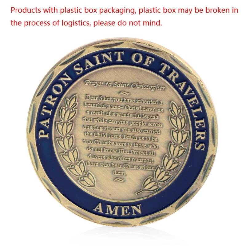 

Памятная коллекция монет WSND Святого Кристофера покровитель путешественников