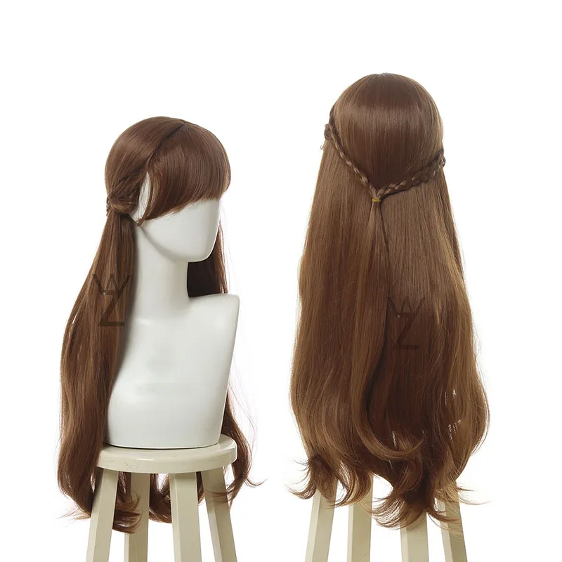 Парик для косплея кафиона королева Эльза Анна принцесса красивые волосы