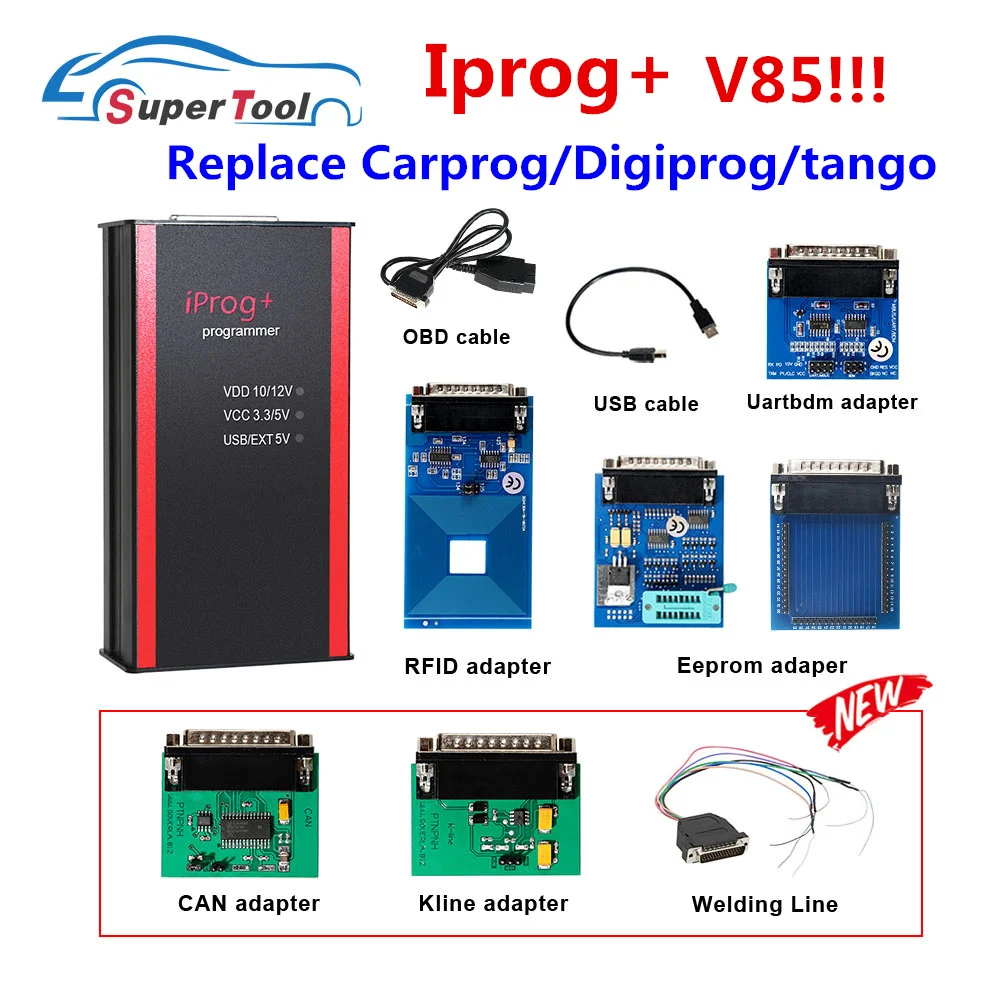 Программатор для автоключей Iprog Pro V85 программатор + Prog замена Tango/Carprog/Digiprog ECU IMMO