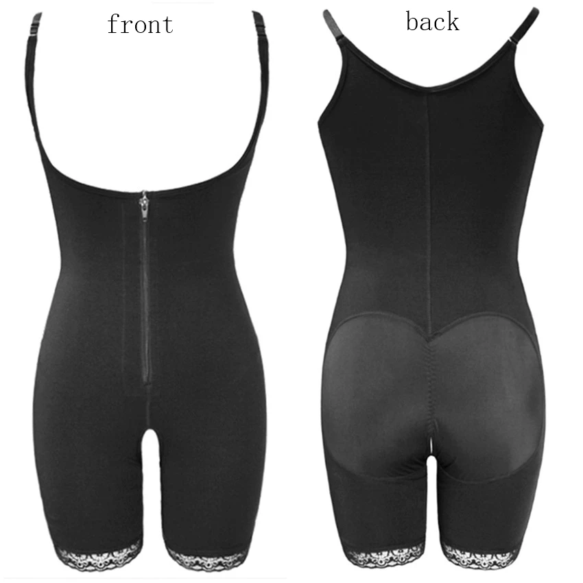 Боди черное серое бежевое Spendex высококачественные Шейперы для женщин S 6XL Undebust